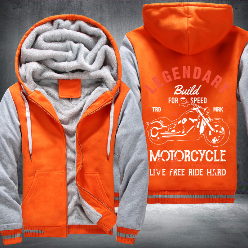 Legendary Build For Speed Fleece Hoodies Jacket