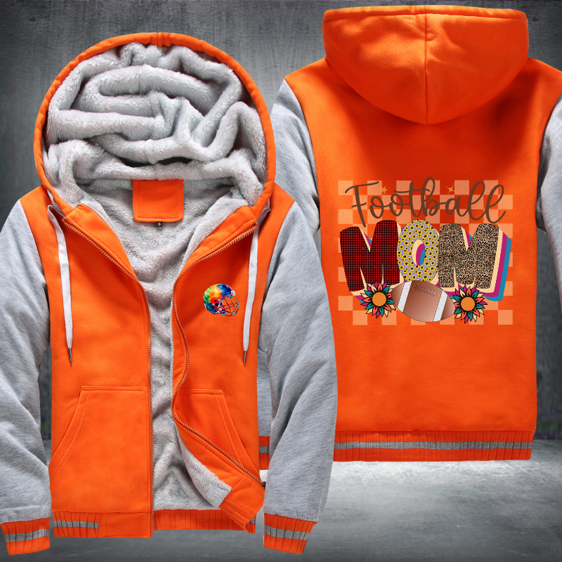 Football Mom Fleece Hoodies Jacket