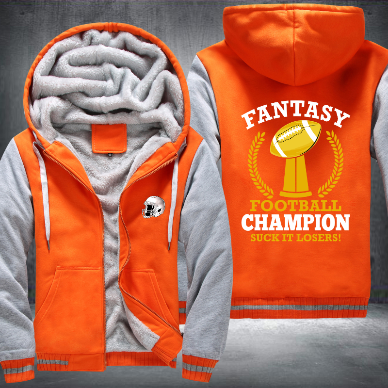 Fantasy Football Champion Fleece Hoodies Jacket