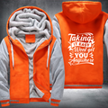 Taking It Easy Wont Get You Anywhere Fleece Hoodies Jacket