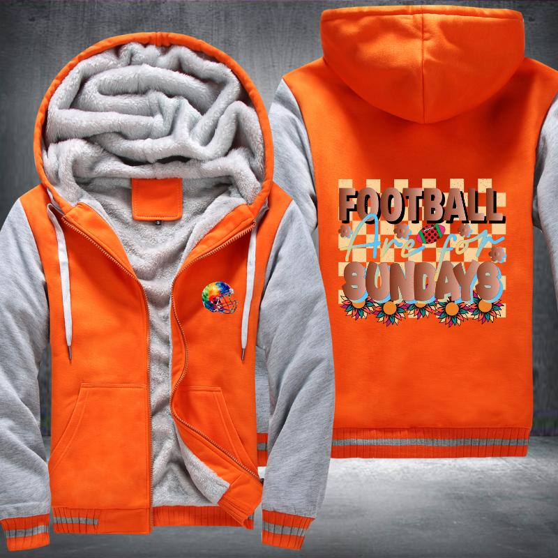 Football Sundays Fleece Hoodies Jacket