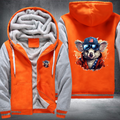 Animal Hiphop Graphic Funny Koala Fleece Hoodies Jacket