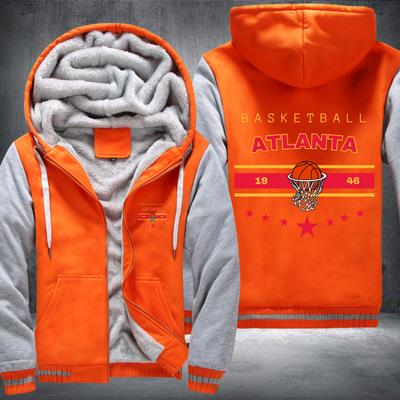 Vintage Basketball ATLANTA 1946 Fleece Hoodies Jacket
