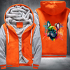 Rainbow beautiful French Bulldog Watercolour Fleece Hoodies Jacket
