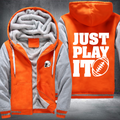 Just Play It Football Fleece Hoodies Jacket