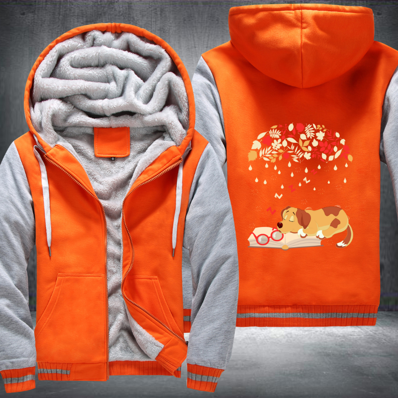 Sleep Dog Fleece Hoodies Jacket