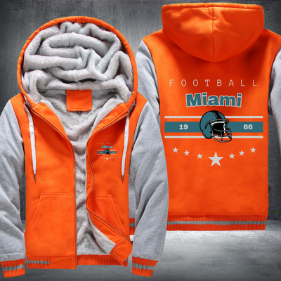 Vintage Football Miami 1966 Fleece Hoodies Jacket