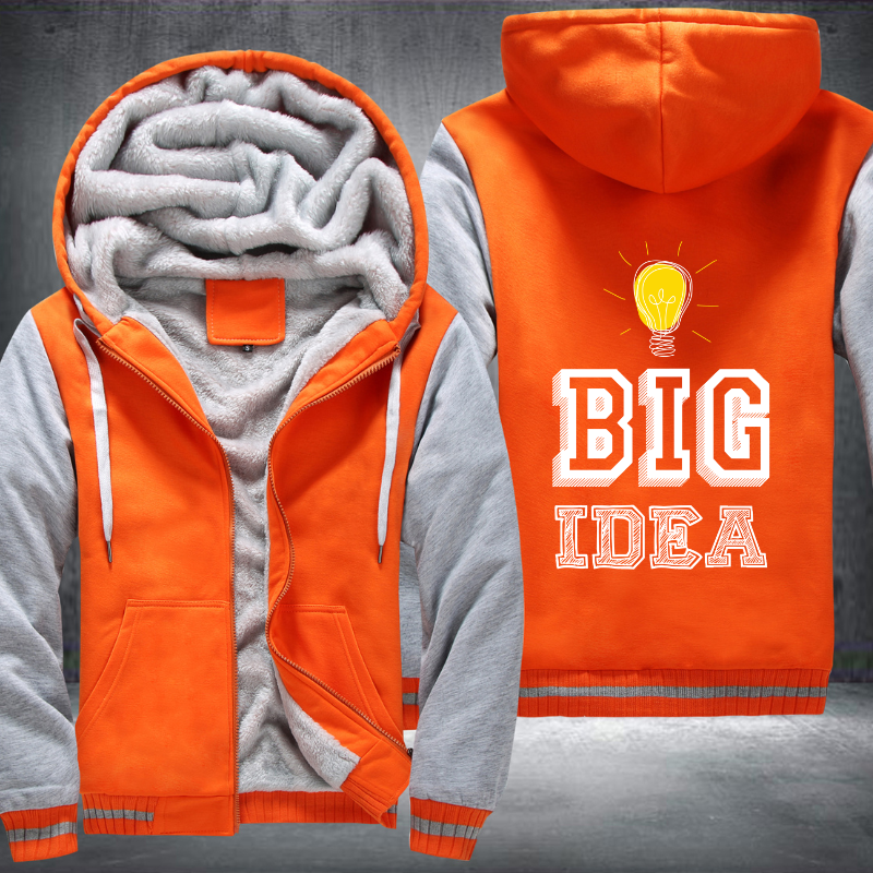 Big Idea Fleece Hoodies Jacket