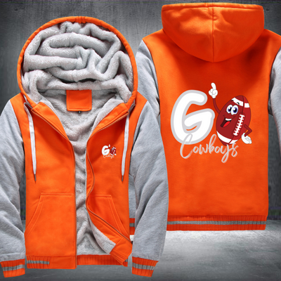 Go Cowboys Fleece Hoodies Jacket