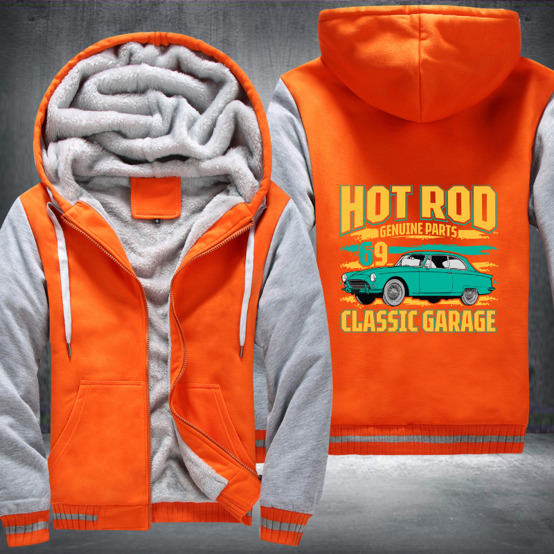 Hot rod genuine parts vintage Fleece Hoodies Jacket