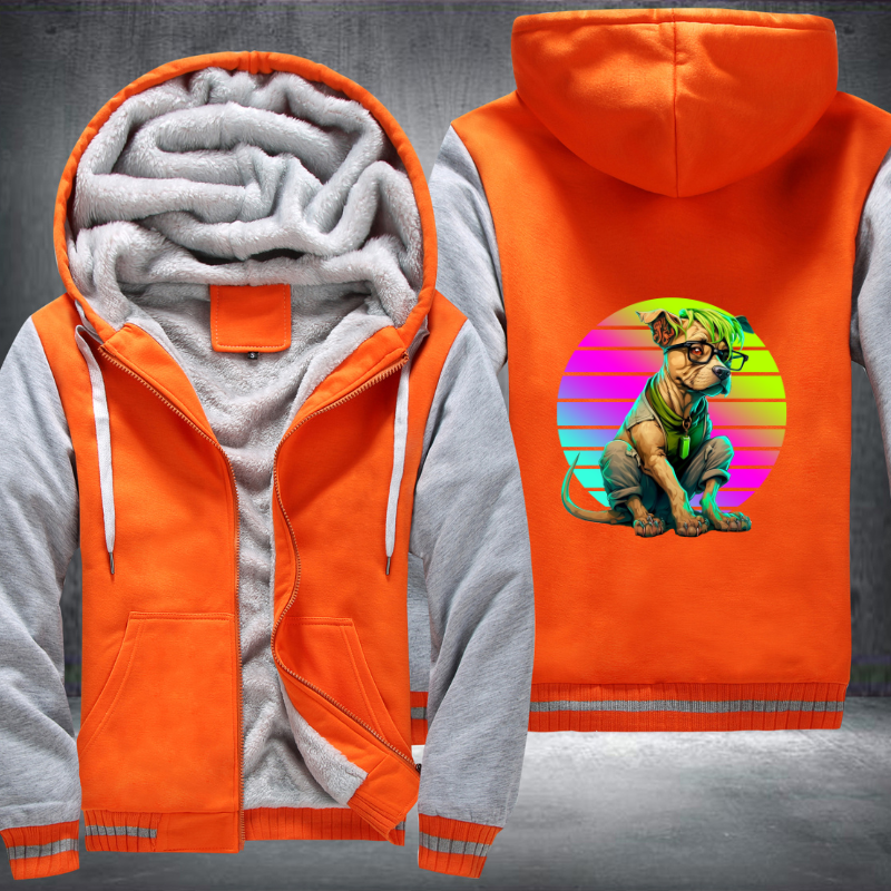 Lovely Dog Fleece Hoodies Jacket