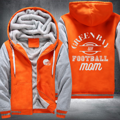 GREEN BAY WI Football mom Fleece Hoodies Jacket