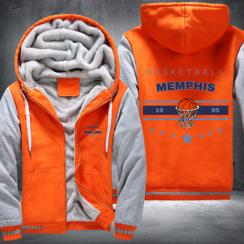Vintage Basketball MEMPHIS 1995 Fleece Hoodies Jacket