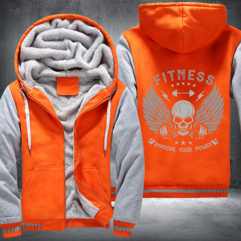 Fitness Improve Your Power Fleece Hoodies Jacket
