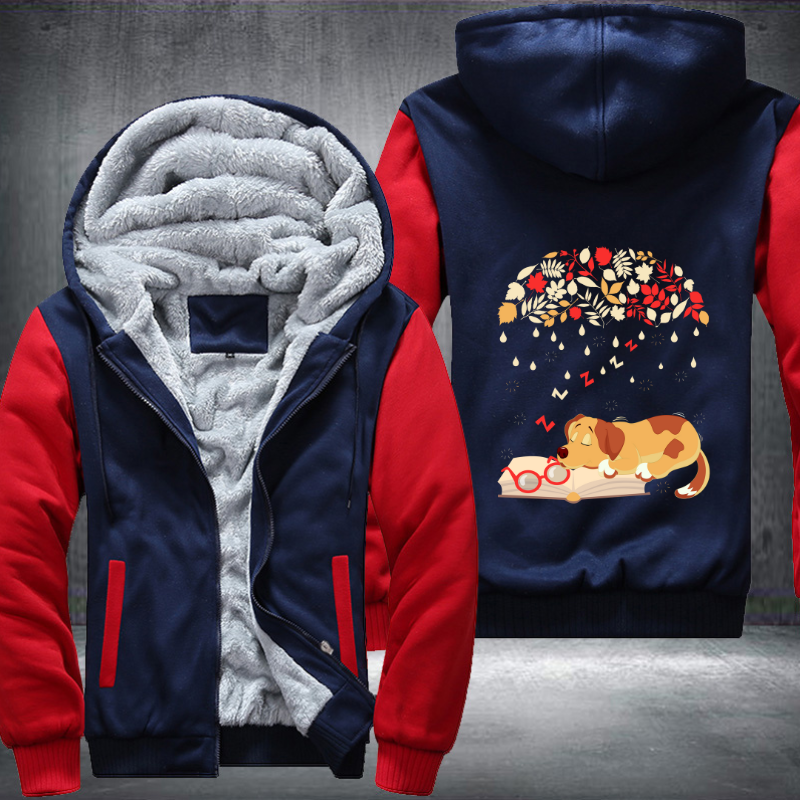Sleep Dog Fleece Hoodies Jacket