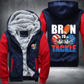 Born To Tackle Fleece Hoodies Jacket