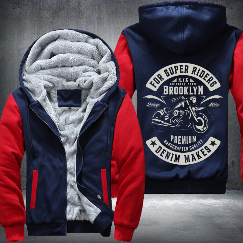 For Super Riders Brooklyn Fleece Hoodies Jacket