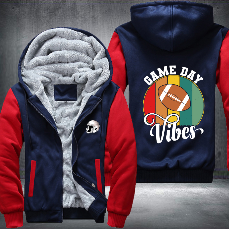 Game Day Vibes Fleece Hoodies Jacket
