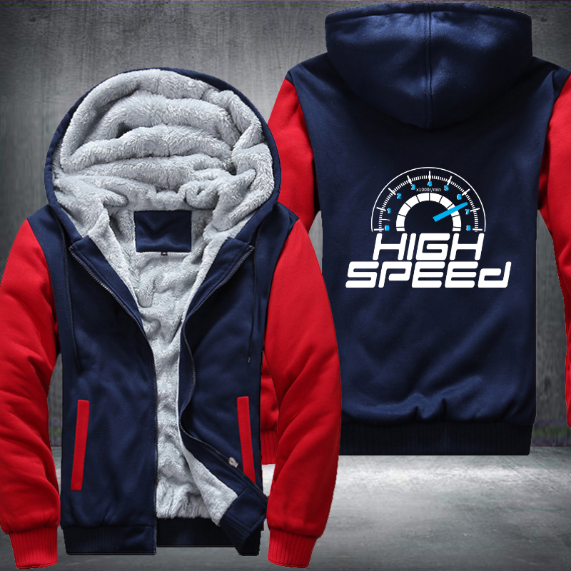 Speed Meter Fleece Hoodies Jacket