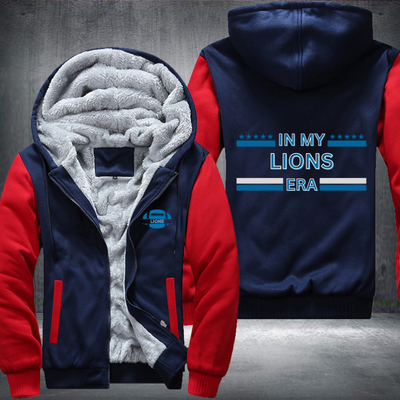 In My Football Era Game Day Lions Fleece Hoodies Jacket