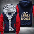 just a girl who love dogs Fleece Hoodies Jacket