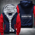 Patriotic USA State Manhattan Fleece Hoodies Jacket