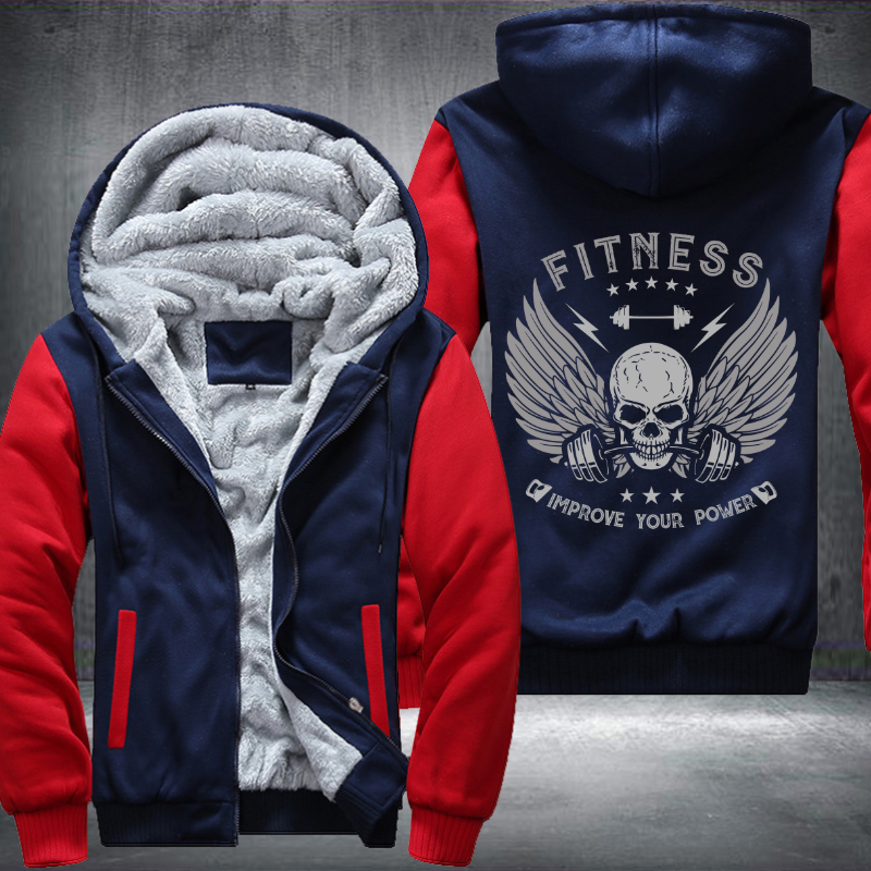 Fitness Improve Your Power Fleece Hoodies Jacket
