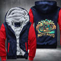 Moto Auuto Fleece Hoodies Jacket