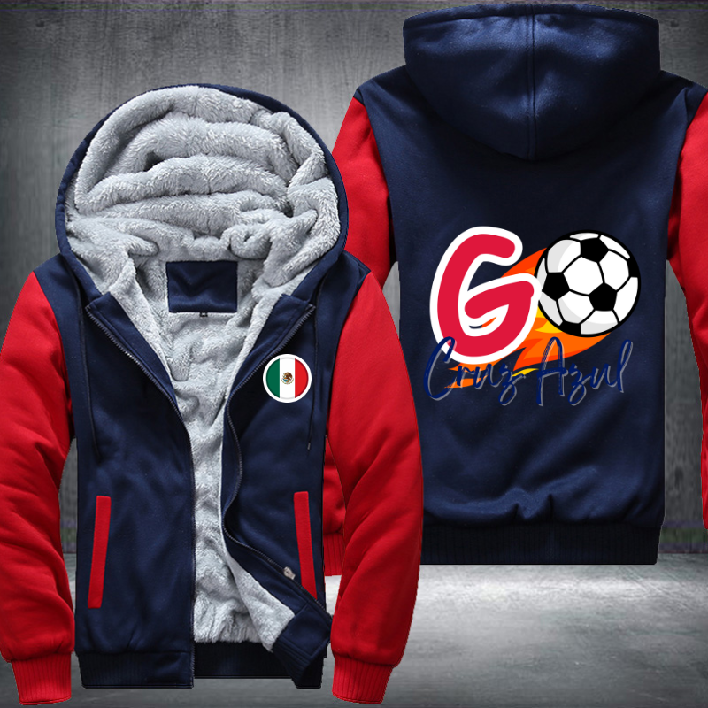 Soccer Go Cruz Azul Fleece Hoodies Jacket