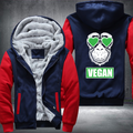 Monkey Vegan Fleece Hoodies Jacket