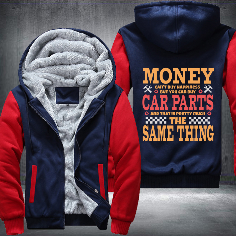 Money Can Buy Car Parts Auto Fleece Hoodies Jacket