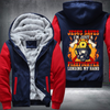 Jesus Saves I'm just a Firefighter lending my hand Fleece Hoodies Jacket