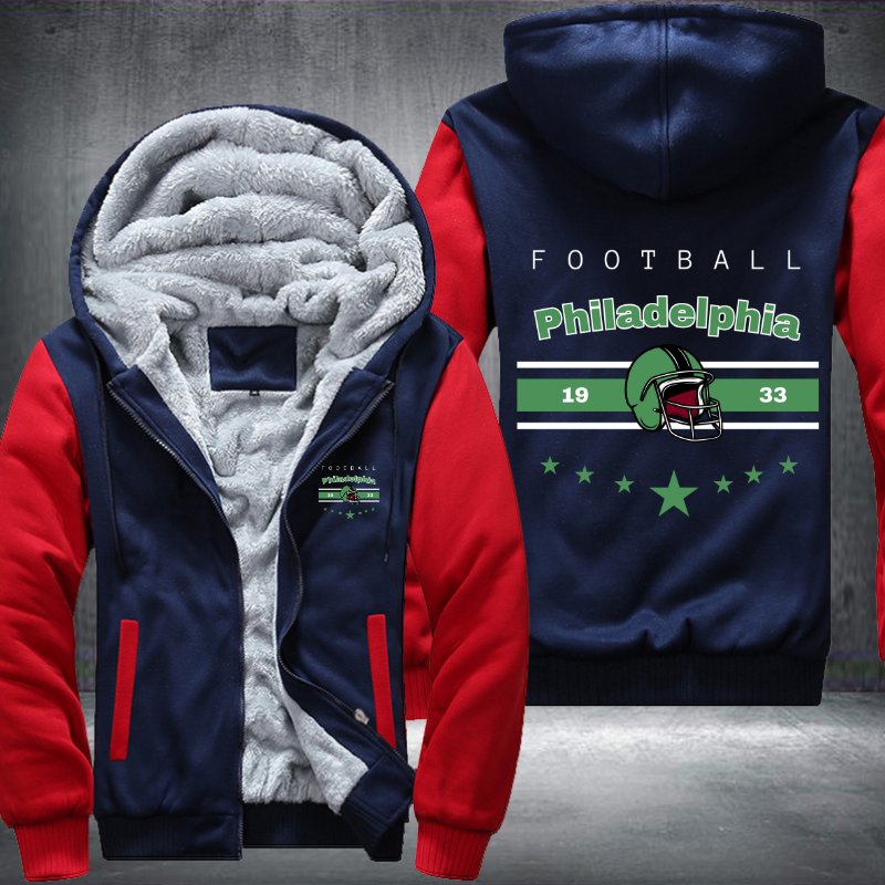 Vintage Football Philadelphia 1933 Fleece Hoodies Jacket