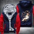 Hand hold A Dog of coffee Fleece Hoodies Jacket