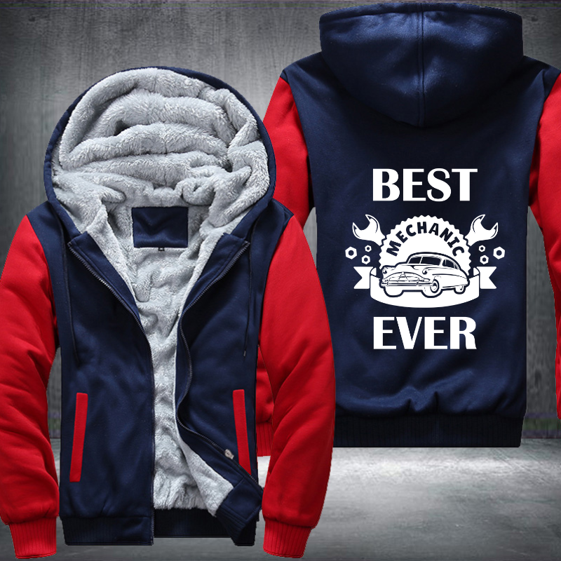 Best Mechanic Car Auto Lover Fleece Hoodies Jacket