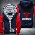 Proud Volunteer Firefighter Fleece Hoodies Jacket