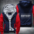 Patriotic USA State Kentucky Fleece Hoodies Jacket