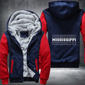 Patriotic USA State Mississippi Fleece Hoodies Jacket