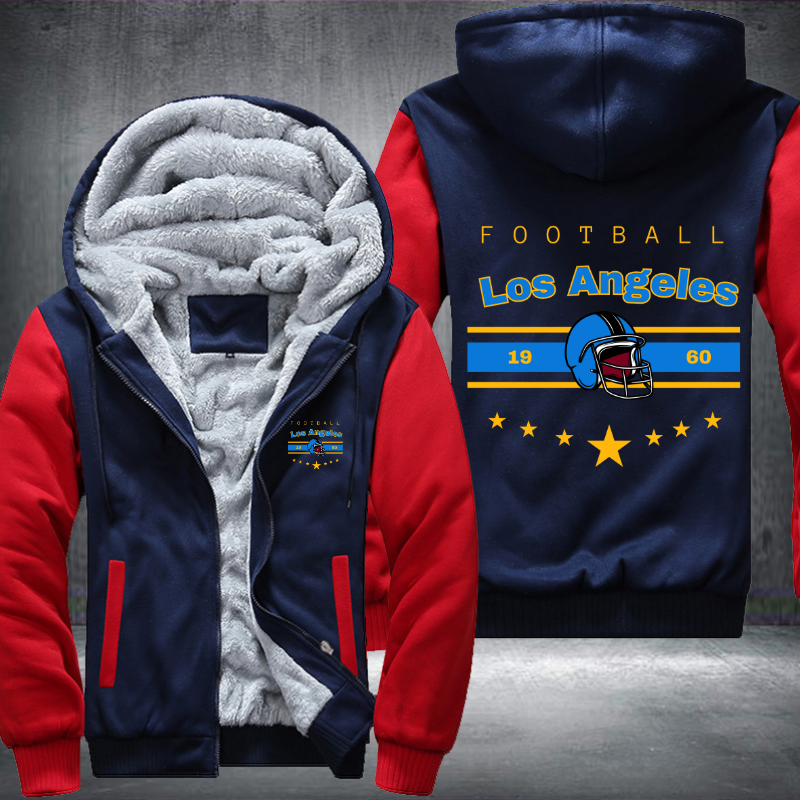 Vintage Football Los Angeles 1960 Fleece Hoodies Jacket