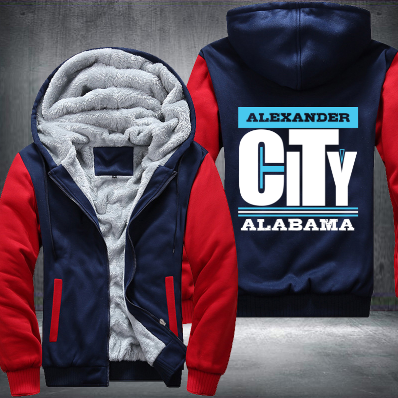 Alexander City Alabama Fleece Hoodies Jacket