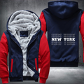 Patriotic USA State New york Fleece Hoodies Jacket