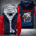 American Biker Fleece Hoodies Jacket