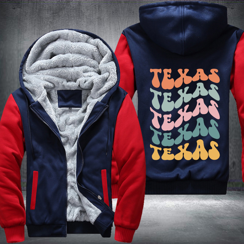 Texas Fleece Hoodies Jacket