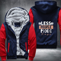 LESS PEOPLE MORE PUPS Fleece Hoodies Jacket