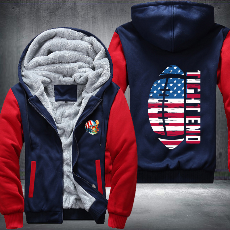 Tight end Fleece Hoodies Jacket