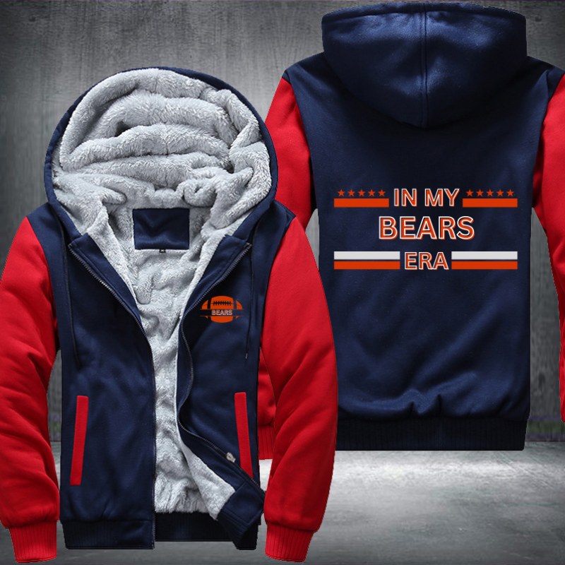 In My Football Era Game Day Bears Fleece Hoodies Jacket