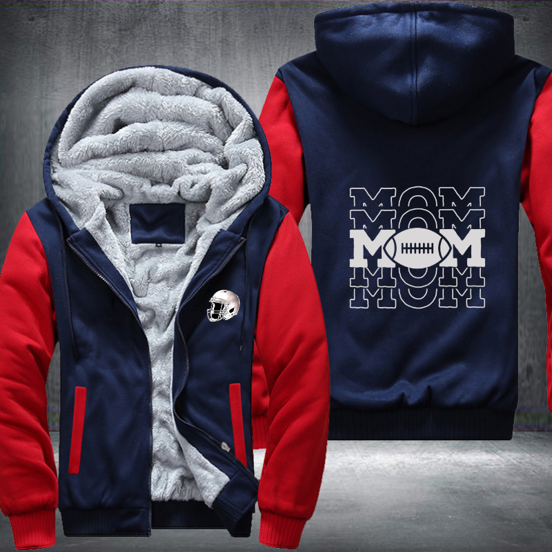 MOM Football Fleece Hoodies Jacket