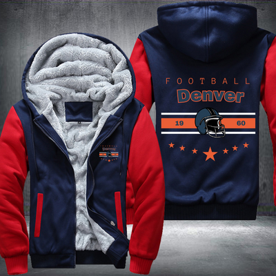 Vintage Football Denver 1960 Fleece Hoodies Jacket