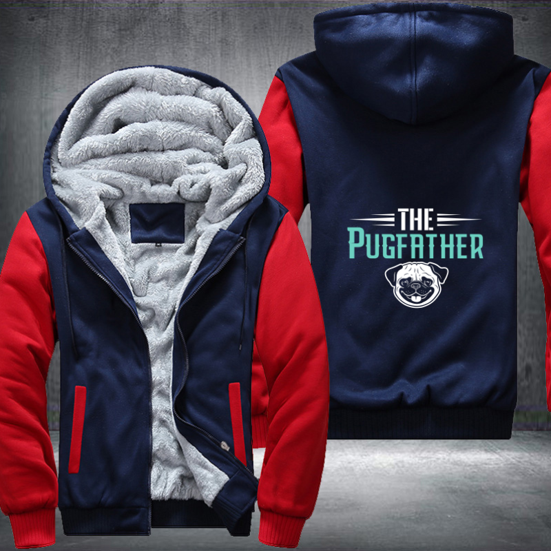 THE PUGFATHER Fleece Hoodies Jacket