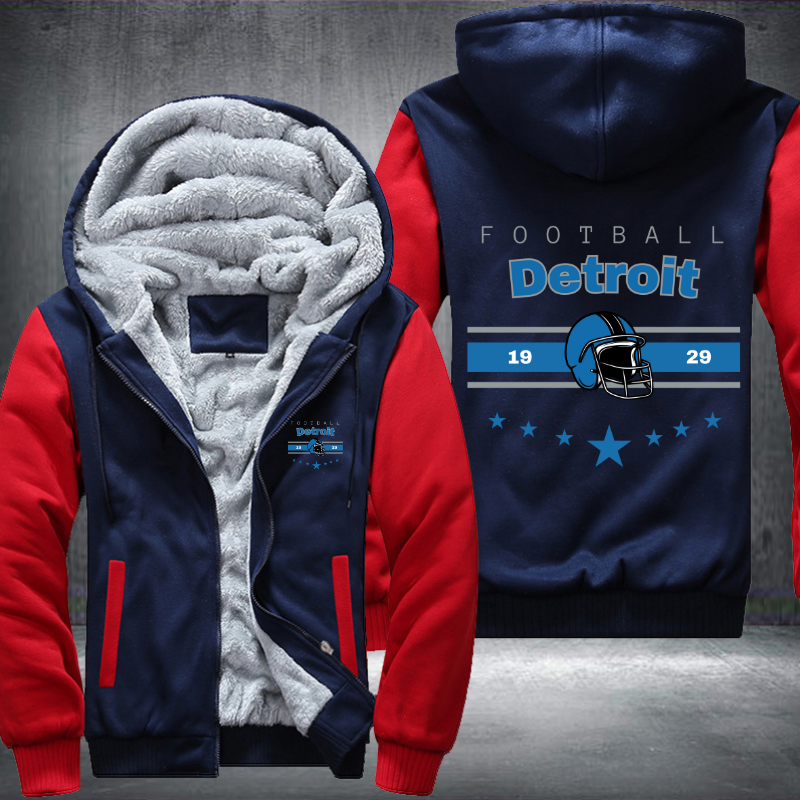 Vintage Football Detroit 1929 Fleece Hoodies Jacket